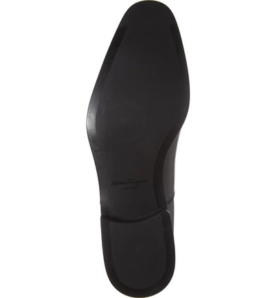 Shop Ferragamo Toulouse Plain Toe Oxford In Nero