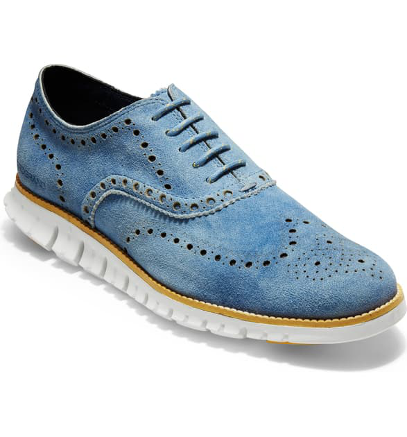 zerogrand men's wingtip brogue oxfords