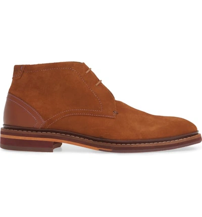 Shop Ted Baker Deligh Chukka Boot In Tan Suede