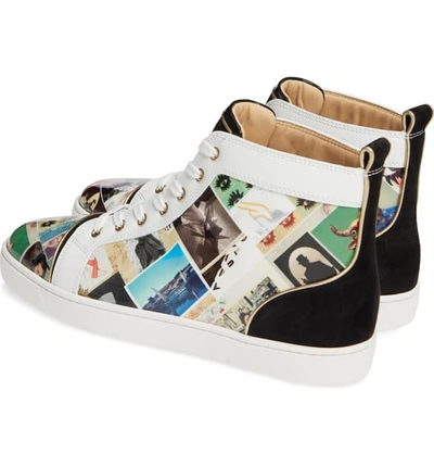 Shop Christian Louboutin Louis Orlato High Top Sneaker In Version Multi