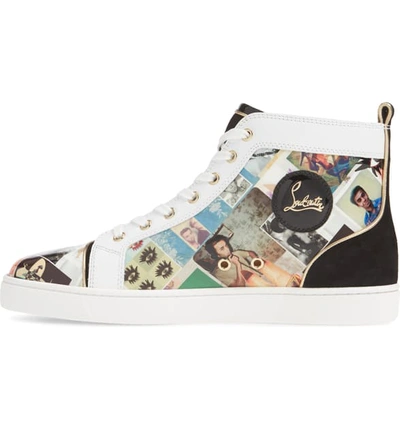 Shop Christian Louboutin Louis Orlato High Top Sneaker In Version Multi