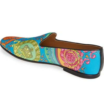 Shop Versace Venetian Loafer In Multicolor