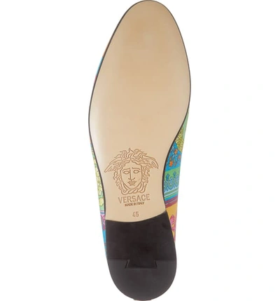 Shop Versace Venetian Loafer In Multicolor