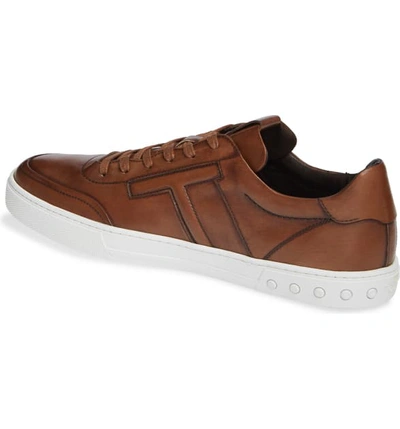 Shop Tod's Cassetta Sneaker In Caramel/ Special Leather