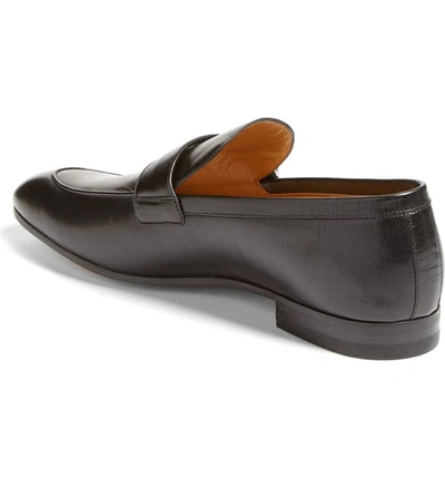 Shop Gucci Donnie Bit Loafer In Nero/ Nero Leather