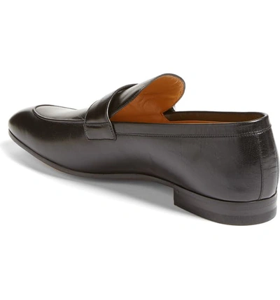 Shop Gucci Donnie Bit Loafer In Nero/ Nero Leather