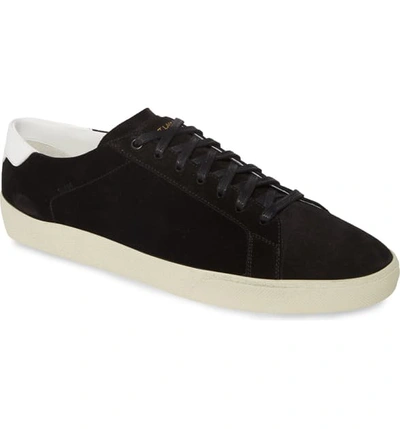 Shop Saint Laurent Low Top Sneaker In Nero