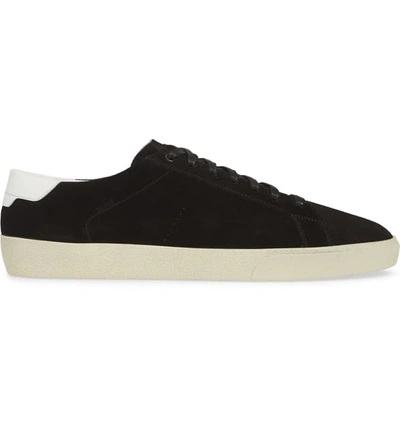 Shop Saint Laurent Low Top Sneaker In Nero