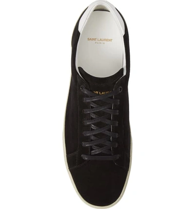 Shop Saint Laurent Low Top Sneaker In Nero