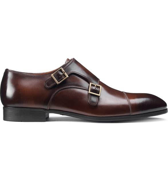 santoni monk strap sneakers