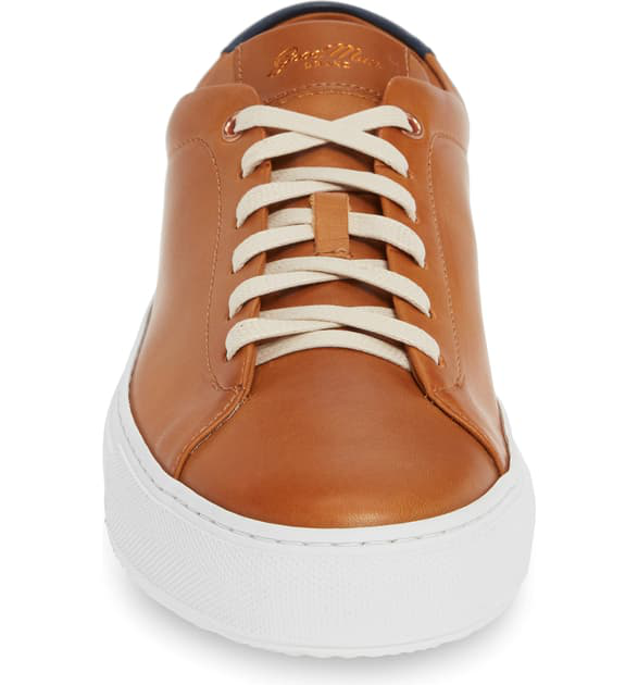 Good Man Brand Edge Sneaker In Vachetta/ Navy ModeSens