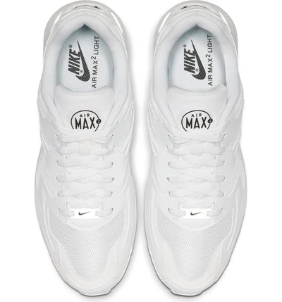 Shop Nike Air Max2 Light Sneaker In Off White/ Off White