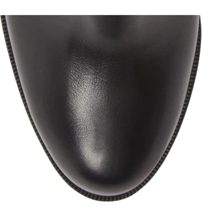 Shop Christian Louboutin Janis Button Bootie In Black