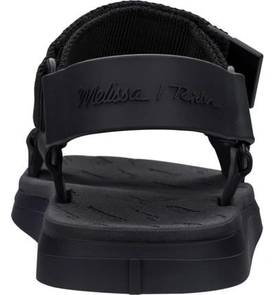 Shop Melissa Papete Rider Sandal In Black