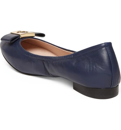 Shop Kate Spade Maline Ballet Flat In Navy