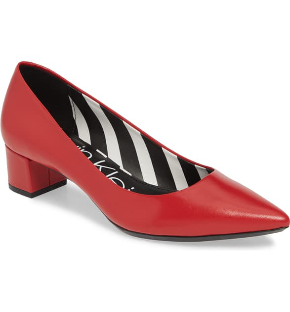 calvin klein genoveva pump