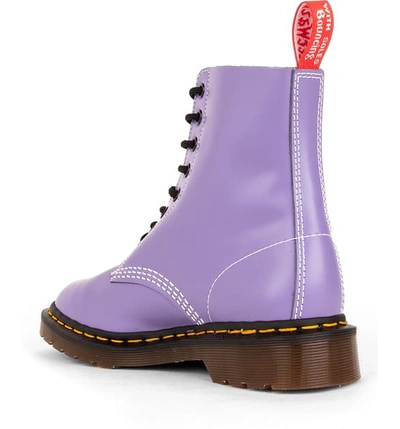 Shop Dr. Martens X Undercover Limited Edition 1460 8-eye Boot In Lavender Leather