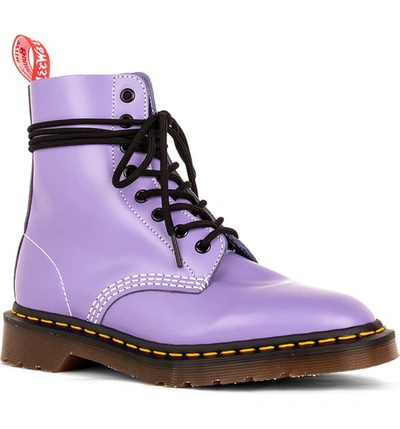 Shop Dr. Martens X Undercover Limited Edition 1460 8-eye Boot In Lavender Leather