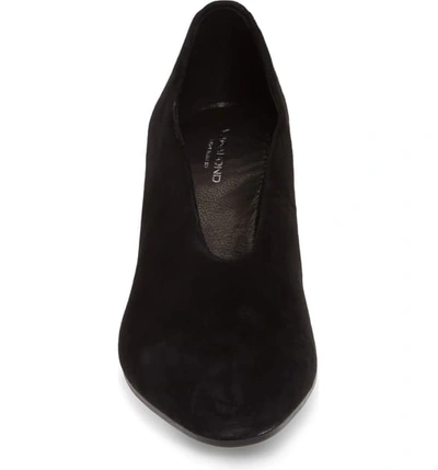 Shop Vagabond Tracy Pump In Black Suede