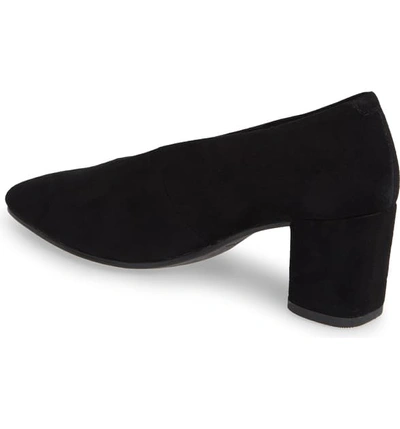 Shop Vagabond Tracy Pump In Black Suede