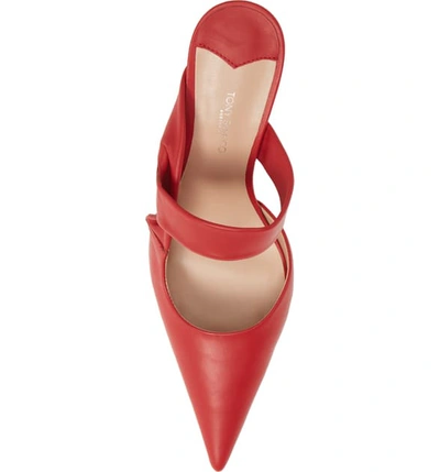 Shop Tony Bianco Hank Strappy Mule In Red Denver Leather