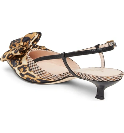 Shop Kate Spade Daxton Slingback Pump In Leopard Multi