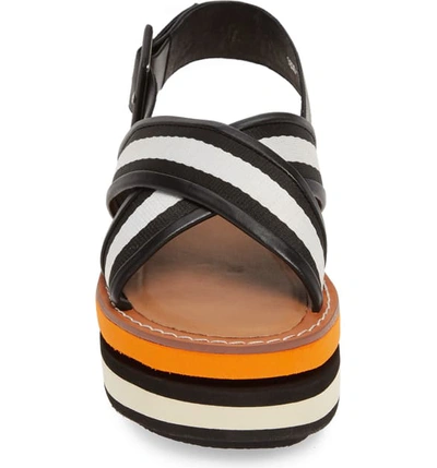 Shop Alias Mae Mia Platform Sandal In Black/ White