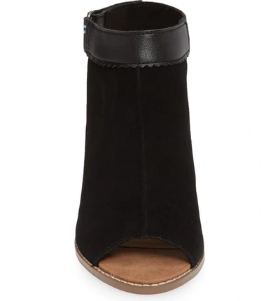 Shop Toms Grenada Sandal In Black Suede