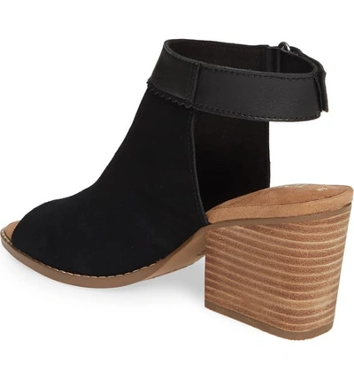 Shop Toms Grenada Sandal In Black Suede