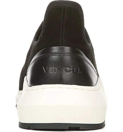 Shop Vince Marlon Slip-on Sneaker In Black Suede