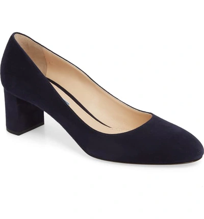 Shop Prada Low Pump In Blue