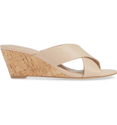 Shop Charles By Charles David Grady Slide Sandal In Nude Faux Leather