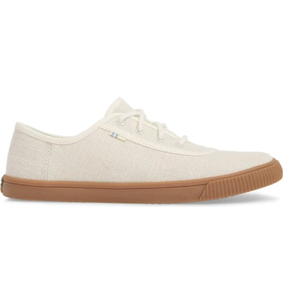 Shop Toms Carmel Sneaker In Birch Heritage Canvas