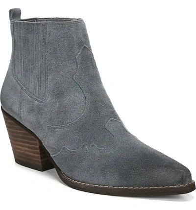 Shop Sam Edelman Winona Bootie In Grey Iris Suede