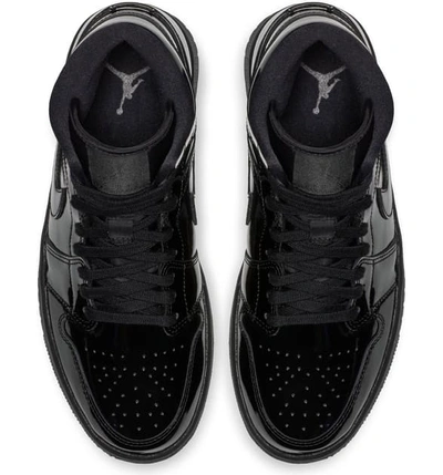 Shop Nike 1 Mid Sneaker In Black/ Black/ Black