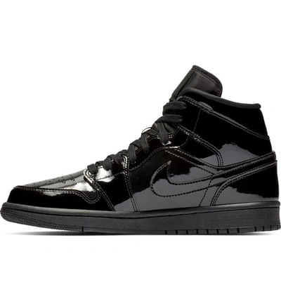 Shop Nike 1 Mid Sneaker In Black/ Black/ Black