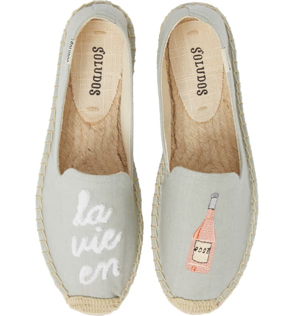 rose espadrilles