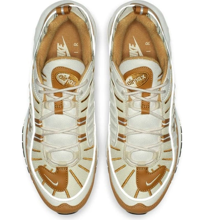 Shop Nike Air Max 98 Running Shoe In Phantom/ Beach/ Wheat/ Silver