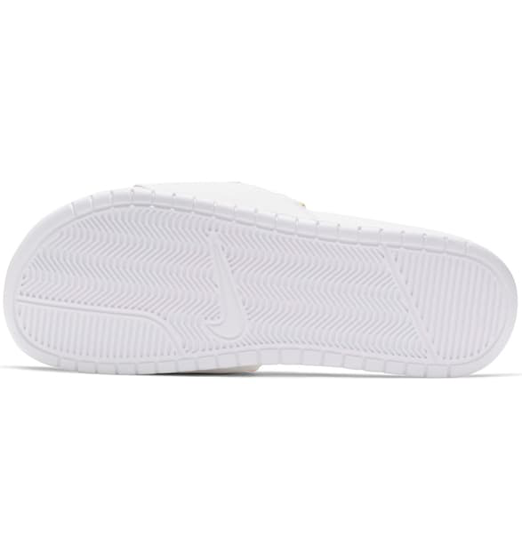 nike benassi jdi fanny pack white topaz gold