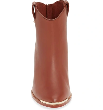 Shop Ted Baker Kasidy Bootie In Tan Leather