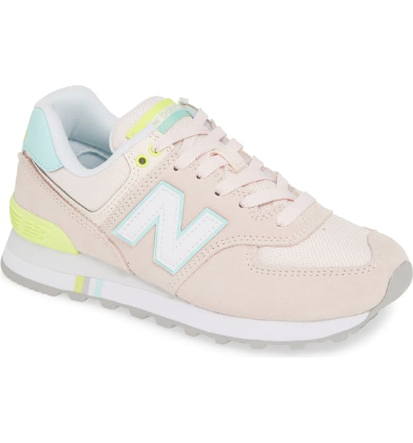 new balance 574 pink mist