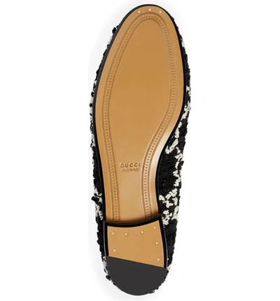 Shop Gucci Jordaan Loafer In Black/ White