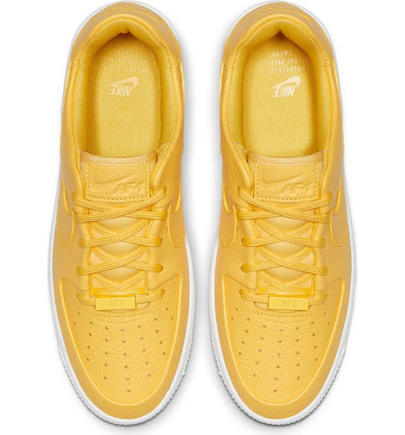 nike air force one sage low yellow