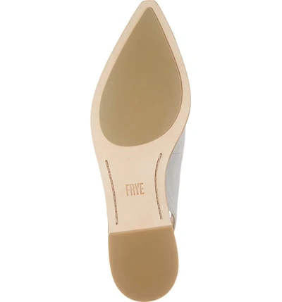 Shop Frye Kenzie Slingback Flat In White