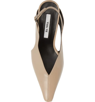 Shop Yuul Yie Doreen Slingback Pump In Beige