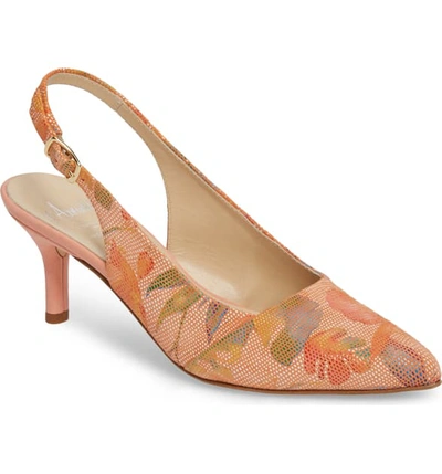 Shop Amalfi By Rangoni Parigi Slingback Pump In Salmone