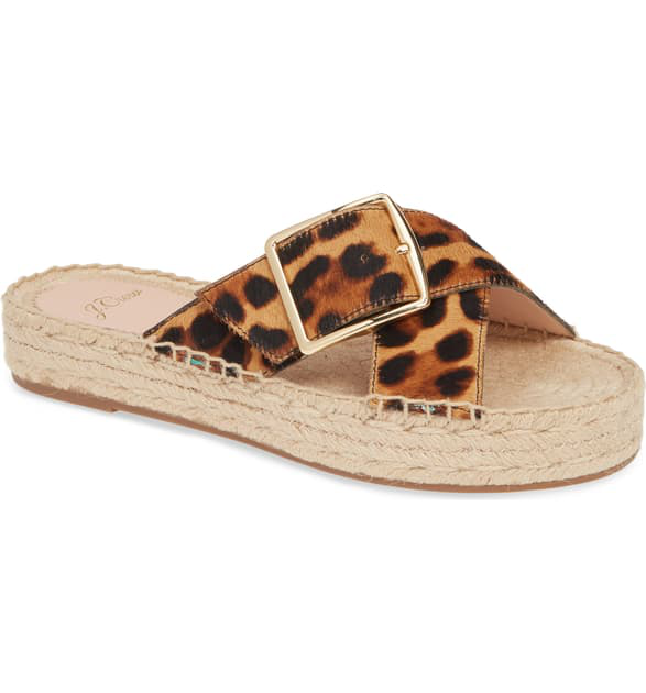 j crew leopard print sandals