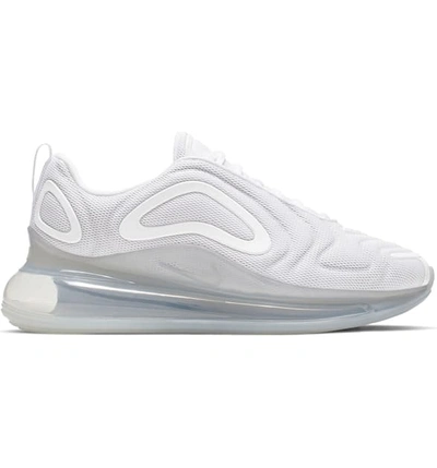 Shop Nike Air Max 720 Sneaker In White/ Platinum/ Platinum