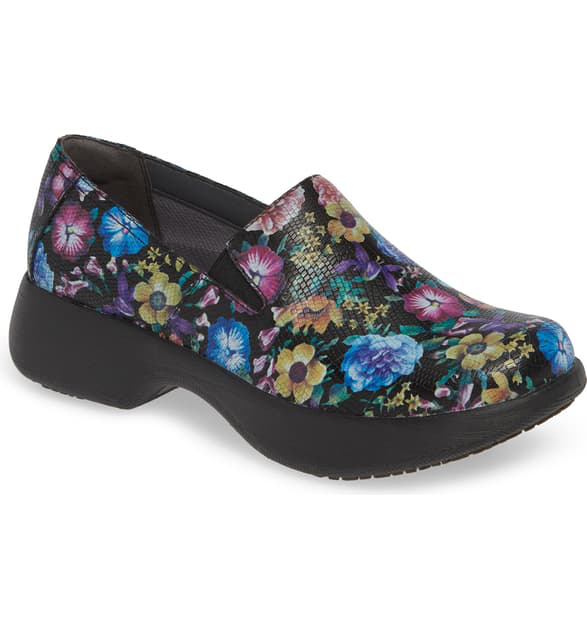 dansko wildflower clogs