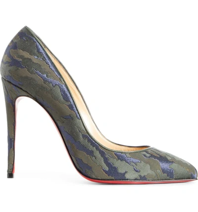 Shop Christian Louboutin Pigalle Follies Camo Pointy Toe Pump In Vosges Camo